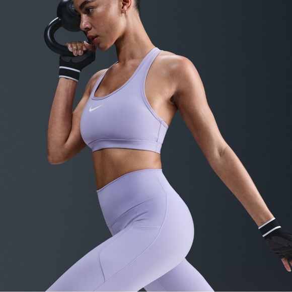 Nike rate dry fit Lavender High-Waisted Leggings - Picture 4 of 16